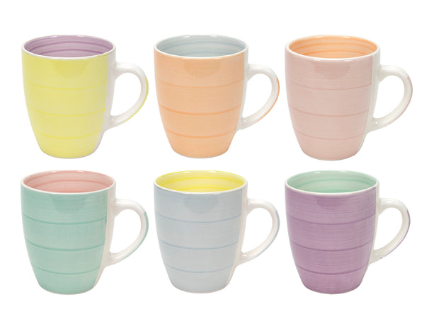 Cookinglife Mugs Pastel Harmony 340 ml - 6 pieces