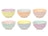 Cookinglife Small Bowls Pastel Harmony Ø 12 cm - 6 pieces