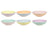 Cookinglife Deep Plates / Pasta Bowls Pastel Harmony Ø 23 cm - 6 pieces