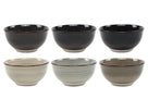 Cookinglife Small Bowls Delice Grey ø 12 cm - 6 pieces