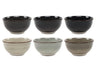 Cookinglife Cuencos pequeños Delice Gris ø 12 cm - 6 piezas