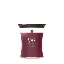 WoodWick Vela Aromática Medium Wood Smoke - 11 cm / ø 10 cm - Vela Aromática en Vidrio - Mecha de Madera