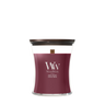 WoodWick Scented Candle Medium Wood Smoke - 11 cm / ø 10 cm - Scented Candle in Glass - Wooden Wick