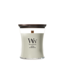 WoodWick Vela Aromática Mediana Fireside - 11 cm / ø 10 cm - Vela Aromática en Vidrio - Mecha de Madera