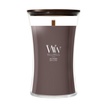 WoodWick Vela Aromática Grande Iris Woods - 18 cm / ø 10 cm - Vela Aromática en Vidrio - Mecha de Madera
