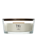WoodWick Vela Aromática Ellipse Fireside - 9 cm / 19 cm - Vela Aromática en Vidrio - Mecha de Madera