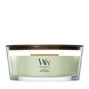 WoodWick Vela Aromática Ellipse Matcha Zest - 9 cm / 19 cm - Vela Aromática en Vidrio - Mecha de Madera
