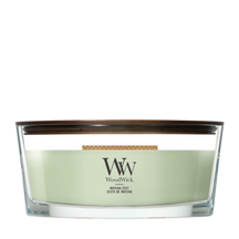WoodWick Vela Aromática Ellipse Matcha Zest - 9 cm / 19 cm - Vela Aromática en Vidrio - Mecha de Madera