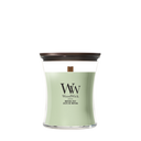WoodWick Scented Candle Medium Matcha Zest - 11 cm / ø 10 cm - Scented Candle in Glass - Wooden Wick