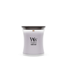 WoodWick Vela Aromática Mediana Lavanda & Cedro - 11 cm / ø 10 cm - Vela Aromática en Vidrio - Mecha de Madera