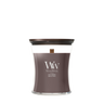 WoodWick Vela Aromática Mediana Iris Woods - 11 cm / ø 10 cm - Vela Aromática en Vidrio - Mecha de Madera