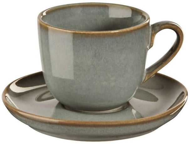 ASA Selection Taza y Plato Saisons - Eucalipto - 230 ml