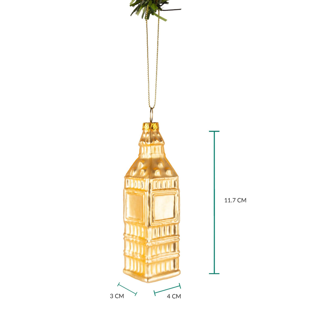 Bola de Navidad Nordic Light Big Ben 12 cm