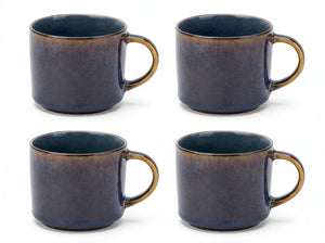 Tazas de Café / Tazas Senseo - Quintana Blue - 220 ml - 4 Piezas