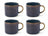 Cosy & Trendy Coffee Cups / Sense Cups - Quintana Blue - 220 ml - 4 Pieces