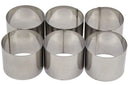 Cosy & Trendy Cooking rings stainless steel ø 7 cm - 6 Pieces