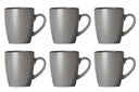 Tazas con asa Cosy & Trendy - Gris moteado - 350 ml - 6 piezas