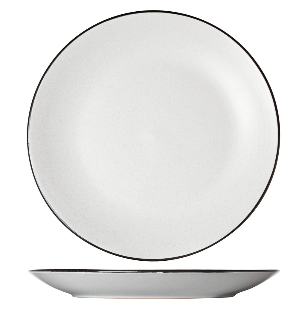 Cosy & Trendy Dinner Plates Speckle White ø 27 cm - 6 pieces
