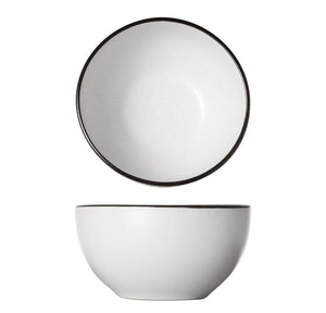 Cuencos Cosy & Trendy - Cuencos para sopa - Blanco moteado - ø 14 cm - 6 piezas