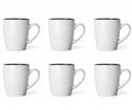 Cosy & Trendy Mugs Speckle White 350 ml - 6 pieces
