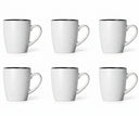Cosy & Trendy Mugs Speckle White 350 ml - 6 pieces