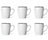 Cosy & Trendy Mugs Speckle White 350 ml - 6 pieces