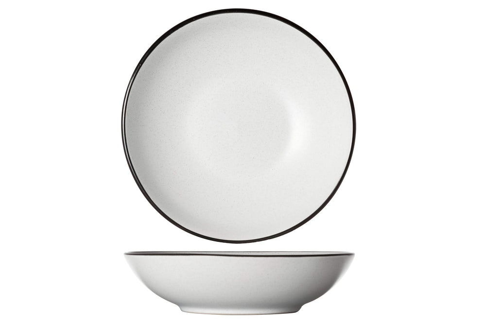 Cosy & Trendy Pasta Bowls Speckle White ø 20 cm - 6 pieces