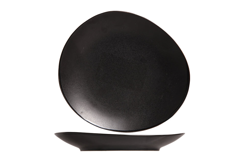 Cosy & Trendy Small Plates / Cake Plates Vongola Black - 15 x 14 cm - 4 pieces