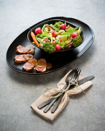 Cosy & Trendy Small Plates / Cake Plates Vongola Black - 15 x 14 cm - 4 pieces