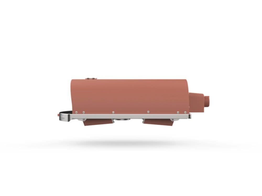 ZiiPa Pizza Oven Piana - Gas model - with Thermometer - Terracotta - for ø 30 cm pizzas - Rotating pizza stone