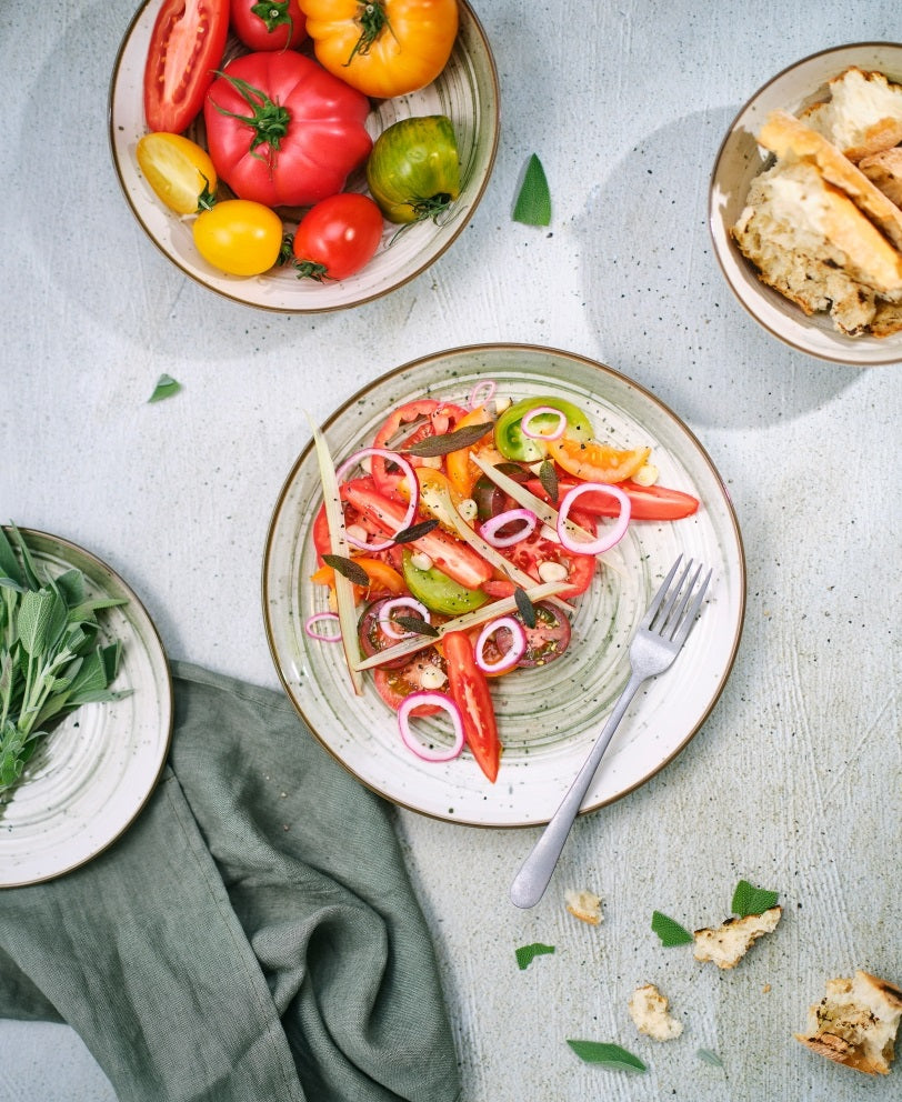 Cosy & Trendy Deep Plates Sintra Ivy Green ø 21 cm - 4 Pieces