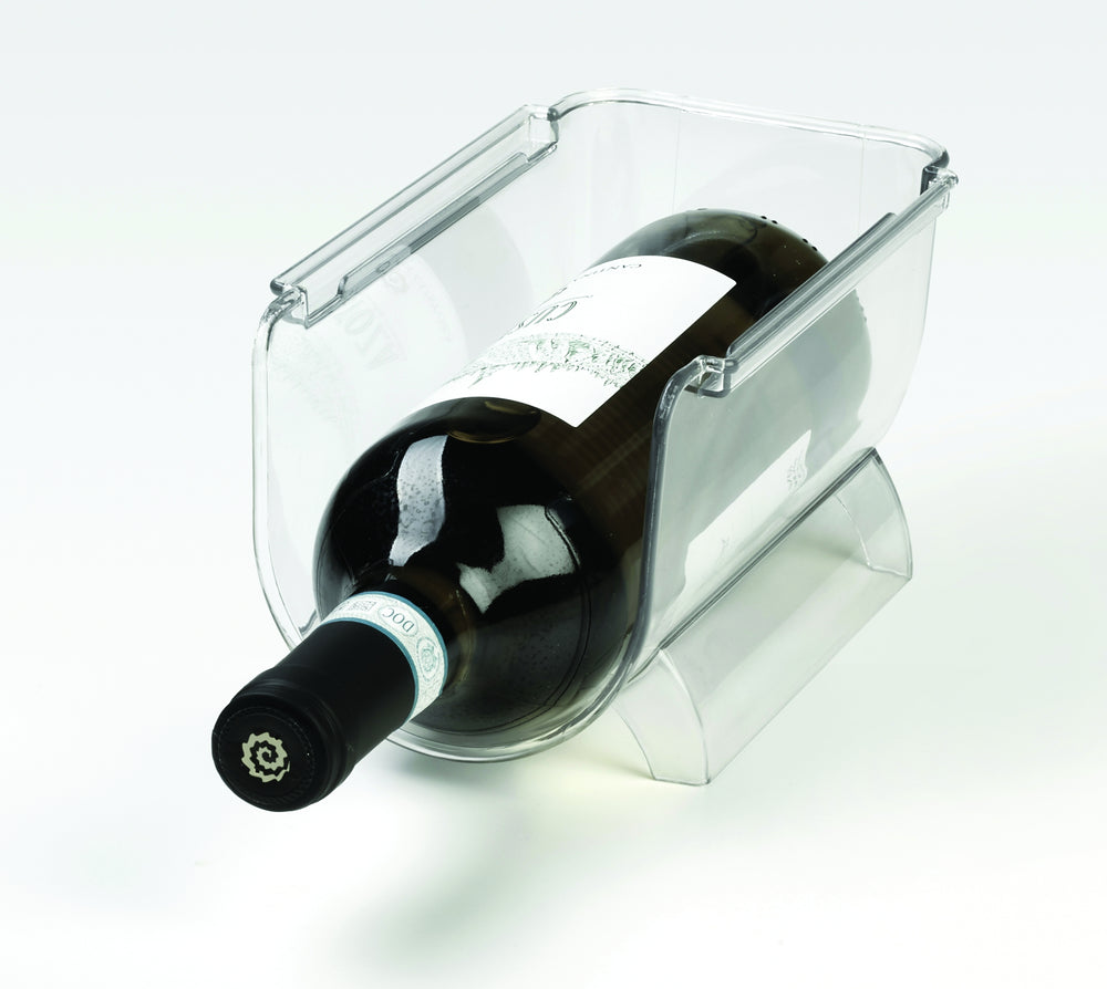 Ghidini Wine Rack / Wine Bottle Holder for 1 Bottle - Plastic - Stackable - Expandable