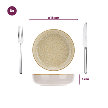 Cosy & Trendy Deep Plates Baltic Luna ø 18 cm - 6 pieces