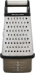 KitchenAid Box Grater Core Stainless Steel 16.5cm - with storage container 473 ml