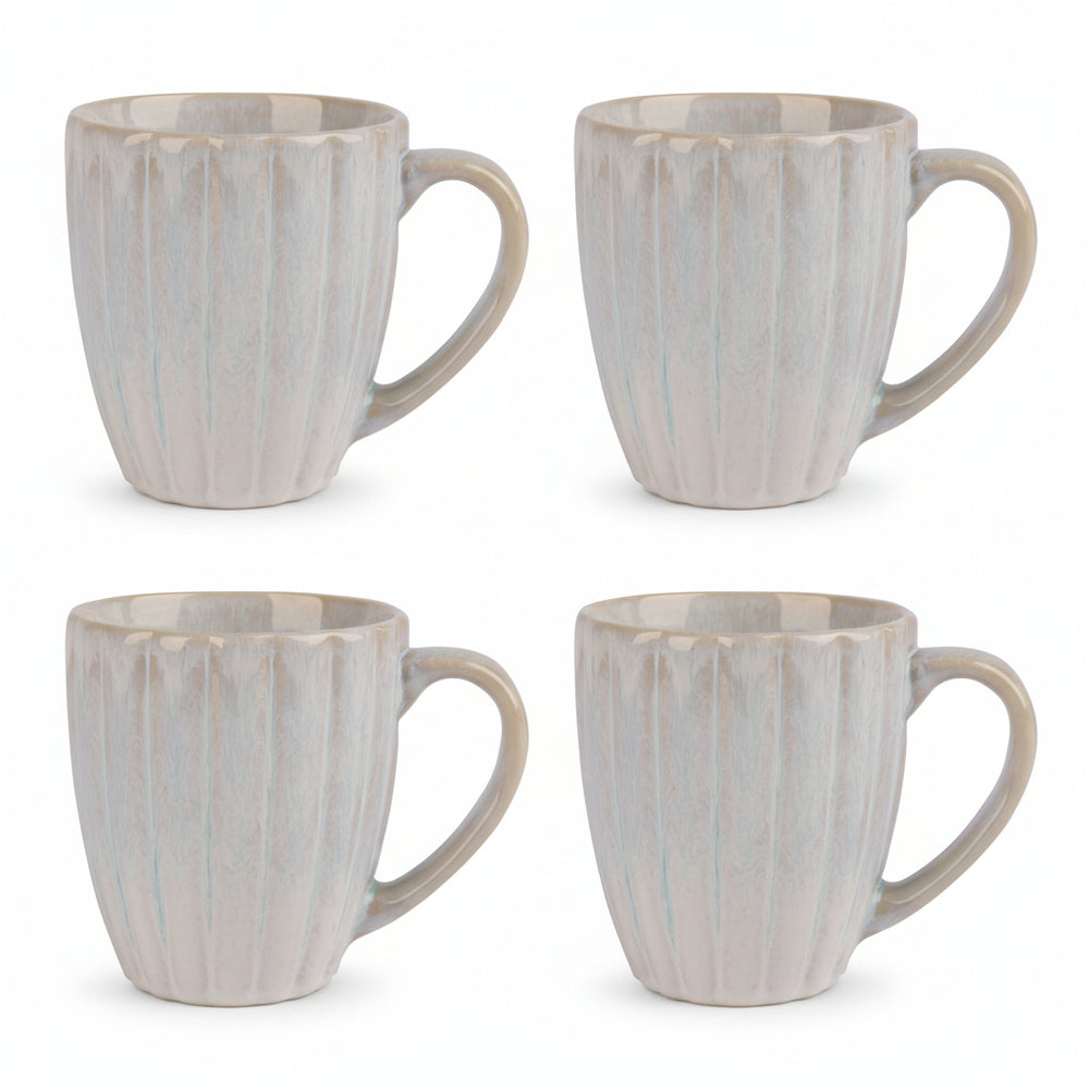 Cosy & Trendy Mugs Astera Pure White - ø 9 cm / 350 ml - 4 pieces
