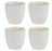 Cosy & Trendy Coffee Cups Astera Pure White - 240 ml - 4 Pieces