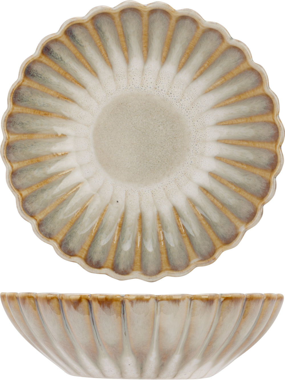 Cosy & Trendy Small Bowls Astera Pearl Beige - ø 12 cm - 4 pieces