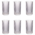 Villa d'Este Home Cylinder Drinking Glasses - Transparent - 405 ml - Set of 6