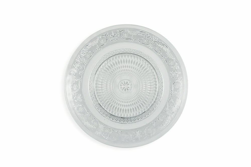Villa d'Este Home Dinnerware Set Imperial Glass 18-piece / 6 persons - 6 dinner plates, 6 breakfast plates and 6 deep plates