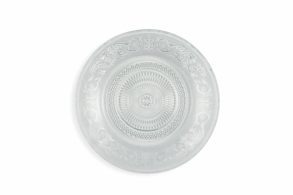 Villa d'Este Home Dinnerware Set Imperial Glass 18-piece / 6 persons - 6 dinner plates, 6 breakfast plates and 6 deep plates