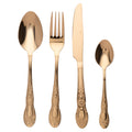 Villa d'Este Home Cutlery Set Wonderland - Gold - 24 pieces / 6 persons