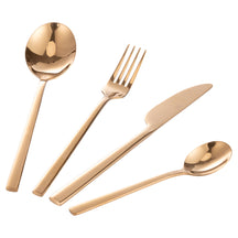 Villa d'Este Home Cutlery Set Stylo - Gold - 24 pieces / 6 persons
