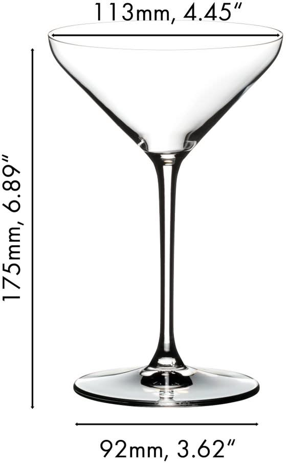 Copas de martini Riedel Extreme - 250 ml - 2 piezas