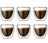 Bodum vaso de espresso de doble pared Pavina - válvula patentada - 80 ml - 6 piezas