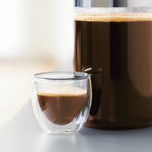 Bodum vaso de espresso de doble pared Pavina - válvula patentada - 80 ml - 6 piezas