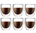 Bodum vaso de café / té de doble pared Pavina - válvula patentada - 250 ml - 6 piezas