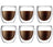 Bodum vaso de café / té de doble pared Pavina - válvula patentada - 250 ml - 6 piezas