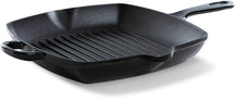 BK Grill Pan Bourgogne Jet Black Cast Iron 26 x 26 cm - Enamelled Non-Stick Coating