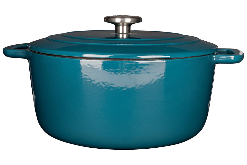Cosy & Trendy Casserole Fontestic Cast Iron Green Heron Ø 28 cm / 6.8 Liter - Enamelled