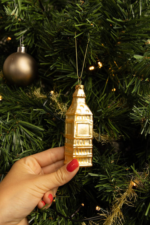 Bola de Navidad Nordic Light Big Ben 12 cm